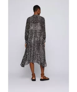 New ✨ BOSS Dileora Printed 👗 Dress Black Coffee Leo Print 😀 -BOSS Sales Store unnamed file 1001