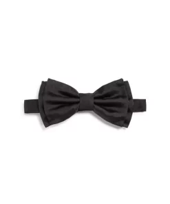 Outlet 🌟 BOSS Formal Silk Pre-Tied Bow Tie Black 😉