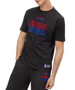 Cheapest ✔️ BOSS & NBA Logo Tee Black 🤩