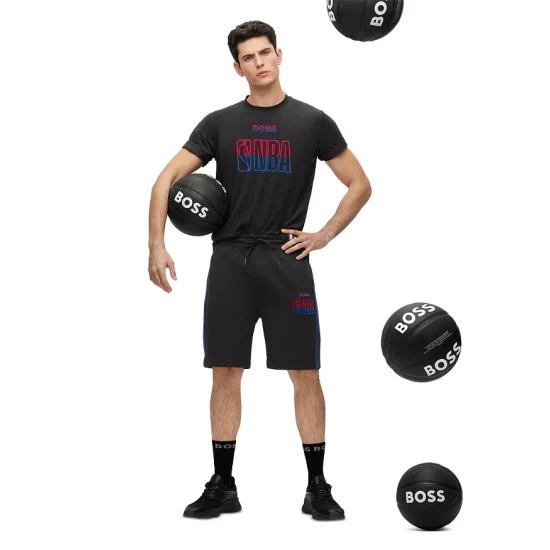 Cheapest ✔️ BOSS & NBA Logo Tee Black 🤩 4 Cheapest ✔️ BOSS & NBA Logo Tee Black 🤩 - Image 2