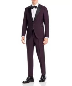 Budget ๐ Hugo Boss Huge Slim Fit Tuxedo Blackberry ๐