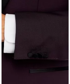 Budget 🌟 Hugo Boss Huge Slim Fit Tuxedo Blackberry 🔔 -BOSS Sales Store unnamed file 1046