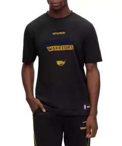 Best Pirce 🔥 BOSS Golden State Warriors 🏀 Basketball Graphic Tee Black 🌟 -BOSS Sales Store unnamed file 1073