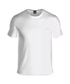 Cheapest 🥰 BOSS Mix & Match Cotton Blend Logo Graphic Tee White 🛒