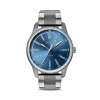 New 🔔 HUGO #RISE Blue Dial ⌚ Watch, 44mm Blue/silver 🎉 -BOSS Sales Store unnamed file 1088