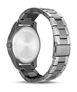 New 🔔 HUGO #RISE Blue Dial ⌚ Watch, 44mm Blue/silver 🎉 -BOSS Sales Store unnamed file 1090