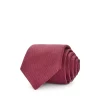 Budget ⭐ HUGO Solid Silk Skinny Tie Dark Pink ✔️ -BOSS Sales Store unnamed file 1100