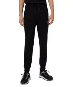 Deals 💯 HUGO Doak French Terry Classic Fit Drawstring Sweatpants Black 🎁