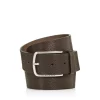 Outlet 🥰 BOSS Hugo Boss Men's Sander Pebbled Leather Belt Dark Brown ⌛ -BOSS Sales Store unnamed file 1127