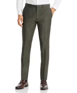 New 😍 HUGO Hesten Olive Twill Extra Slim Fit Suit Pants Beige/khaki 🤩