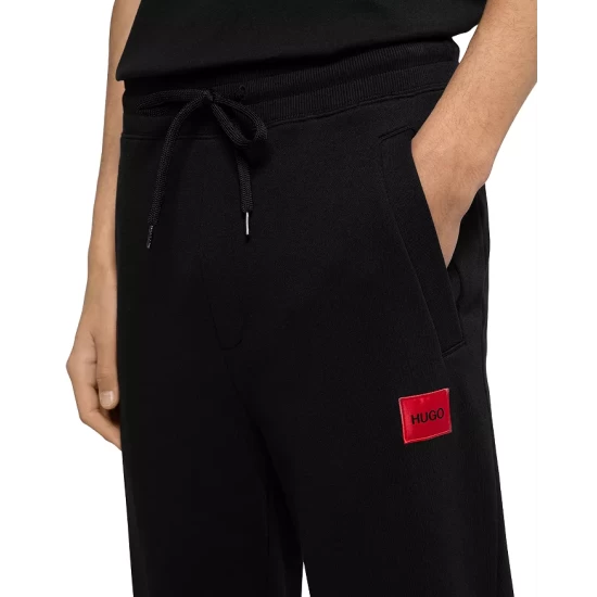 Deals 💯 HUGO Doak French Terry Classic Fit Drawstring Sweatpants Black 🎁 6 Deals 💯 HUGO Doak French Terry Classic Fit Drawstring Sweatpants Black 🎁 - Image 4