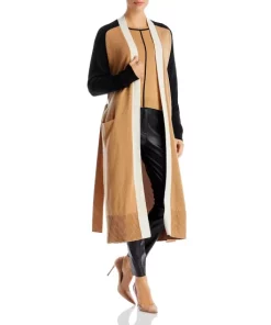 Wholesale ⌛ BOSS Fodenia Color Blocked Duster Sweater Camel Fantasy 🧨