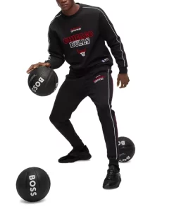 Hot Sale 👍 BOSS Chicago Bulls Joggers Black 🎉 -BOSS Sales Store unnamed file 1237