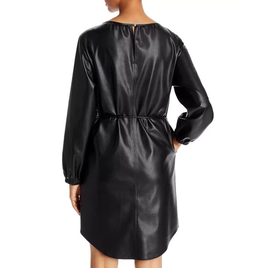 Best reviews of ❤️ BOSS Dejala Belted Faux Leather 👗 Dress Black 👏 5 Best reviews of ❤️ BOSS Dejala Belted Faux Leather 👗 Dress Black 👏 - Image 3