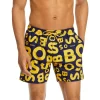 Outlet ⭐ BOSS Camio Logo Print Regular Fit Swim Trunks Yellow Multi 👏 -BOSS Sales Store unnamed file 1266
