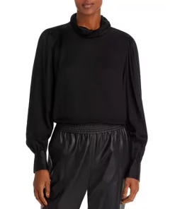 Cheapest 🥰 BOSS Ivinta Shirred Top Black 🎁