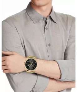 Outlet 😀 BOSS Hugo Boss Skymaster Chronograph, 44mm Black/gold 🤩 -BOSS Sales Store unnamed file 1273