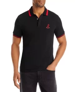 Hot Sale ⌛ Boss X Loony Tunes Bugs Bunny Polo 👕 Shirt Black 🛒