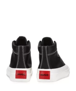 Best reviews of 😉 HUGO BOSS Men's Dyer Hito Nybm 10221 Lace Up High Top 👟 Sneakers Black ⭐ -BOSS Sales Store unnamed file 1330
