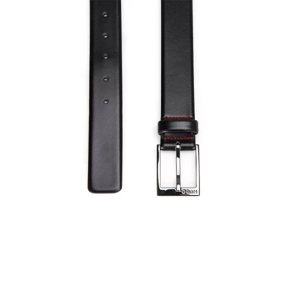 Budget ✨ BOSS Hugo Boss Men's Garney_Sz35 Leather Belt Black ⌛ 3 Budget ✨ BOSS Hugo Boss Men's Garney_Sz35 Leather Belt Black ⌛ - Image 2