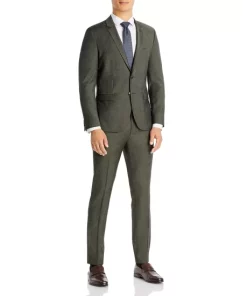 Promo ๐ฅ HUGO Arti & Hesten Olive Twill Extra Slim Fit Suit Separates Beige/khaki ๐