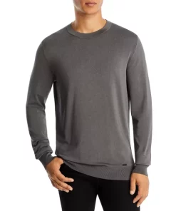 Budget 💯 HUGO San Cesar Crewneck Sweaer Medium Gray 👏