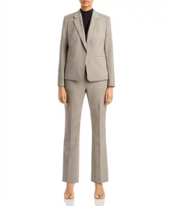 Best Pirce 🧨 BOSS Wool Check Notch Lapel Blazer Beige Houndstooth 🔔 -BOSS Sales Store unnamed file 1396