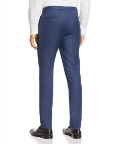 Discount 😉 HUGO Hesten Birdseye Extra Slim Fit Suit Pants Blue 🎉 -BOSS Sales Store unnamed file 1427