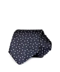 Buy 🎉 BOSS Scattered Dots Classic Tie Dark Blue 🌟 -BOSS Sales Store unnamed file 1435