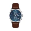 Budget 🔥 BOSS Hugo Boss Skymaster Chronograph, 44mm Blue/brown 👏 -BOSS Sales Store unnamed file 1496