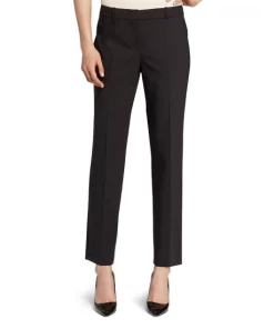 Best Sale ⌛ BOSS Tiluna Fundamental Straight Pants Black ✔️