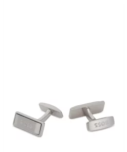 Wholesale 🎁 BOSS Hugo Boss Dave Cufflinks Silver 👏