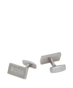 Deals 😀 BOSS Hugo Boss Boss Logo Cufflinks Silver 🎉