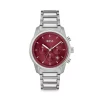 Discount 👍 BOSS Hugo Boss Trace Chronograph, 44mm Red/silver 😀
