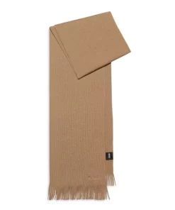 Promo 🔥 BOSS Hugo Boss Albas Wool Scarf Medium Beige ❤️