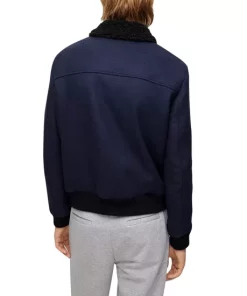 Cheapest 😉 HUGO Bavi Aviator Jacket Dark Blue 🤩 -BOSS Sales Store unnamed file 16
