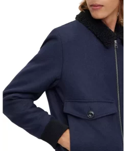 Cheapest 😉 HUGO Bavi Aviator Jacket Dark Blue 🤩 -BOSS Sales Store unnamed file 18