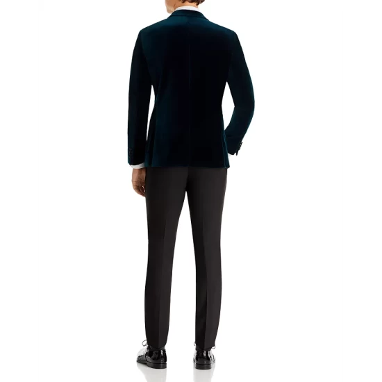 Best reviews of ✔️ BOSS Hutson Velvet Slim Fit Tuxedo Jacket Teal ⌛ 5 Best reviews of ✔️ BOSS Hutson Velvet Slim Fit Tuxedo Jacket Teal ⌛ - Image 3
