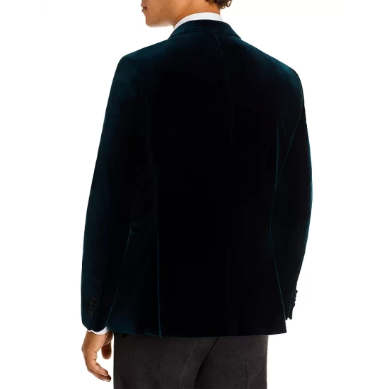 Best reviews of ✔️ BOSS Hutson Velvet Slim Fit Tuxedo Jacket Teal ⌛ 6 Best reviews of ✔️ BOSS Hutson Velvet Slim Fit Tuxedo Jacket Teal ⌛ - Image 4