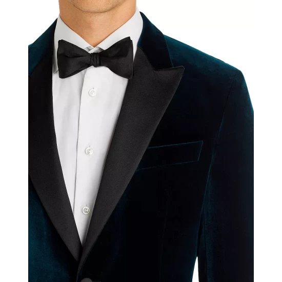 Best reviews of ✔️ BOSS Hutson Velvet Slim Fit Tuxedo Jacket Teal ⌛ 7 Best reviews of ✔️ BOSS Hutson Velvet Slim Fit Tuxedo Jacket Teal ⌛ - Image 5