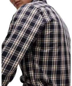 Cheap 🔔 BOSS Hal Kent Check Regular Fit Button Down 👕 Shirt Medium Beige ⭐ -BOSS Sales Store unnamed file 280