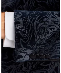 Budget 🤩 BOSS Hutson Navy Velvet Swirl Print Slim Fit Dinner Jacket Dark Blue ❤️ 9 Budget 🤩 BOSS Hutson Navy Velvet Swirl Print Slim Fit Dinner Jacket Dark Blue ❤️ -BOSS Sales Store unnamed file 293