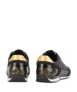 Deals 🔥 BOSS Men's Saturn Lowp Flny 102 Lace Up 👟 Sneakers Black 👏 -BOSS Sales Store unnamed file 320