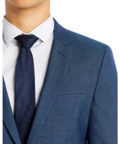 Cheapest 🎁 HUGO Arti Extra Slim Fit Petrol Blue Textured Solid Suit Jacket Turquoise/aqua ⌛ -BOSS Sales Store unnamed file 340