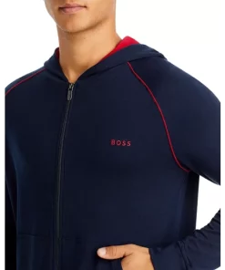 Buy 🔔 BOSS Mix And Match Cotton Blend Track Jacket Dark Blue 💯 -BOSS Sales Store unnamed file 347