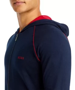 Buy 🔔 BOSS Mix And Match Cotton Blend Track Jacket Dark Blue 💯 -BOSS Sales Store unnamed file 349
