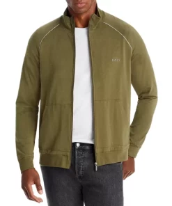 Buy 🔔 BOSS Mix And Match Cotton Blend Track Jacket Dark Blue 💯 -BOSS Sales Store unnamed file 350