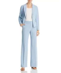 Best Sale ✨ BOSS Telinara Straight Leg Pants Lt Past/bu 😍 -BOSS Sales Store unnamed file 353