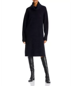 Best deal 🤩 BOSS Cowl Neck 👗 Dress Black 🔔