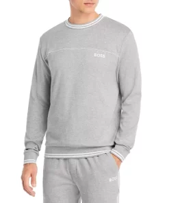 Cheap ⌛ BOSS Core Crewneck Sweatshirt Medium Gray 🎁